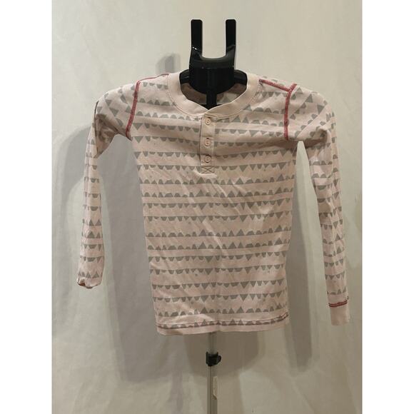 Hanna Andersson Pink Pajama Set Girls size 10 - Picture 1 of 6